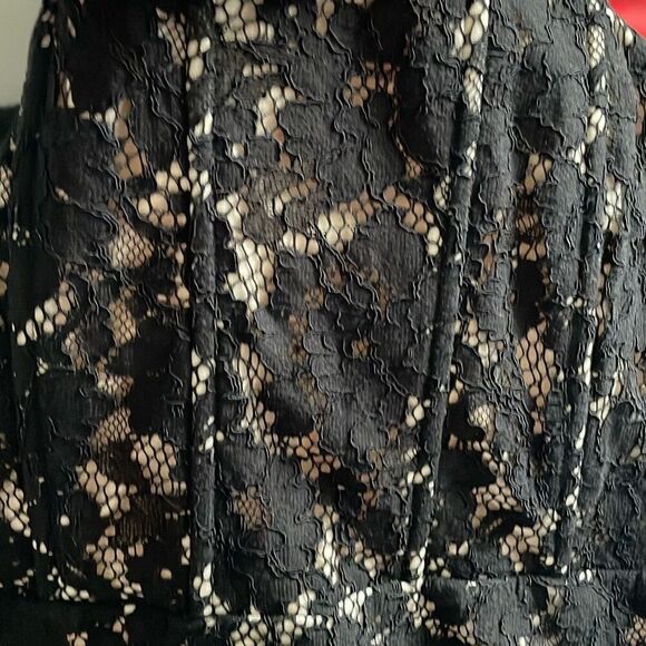 NWOT Lulu's Keep it Social Black Lace BodyCon Mini Dress - Size M - Picture 8 of 11